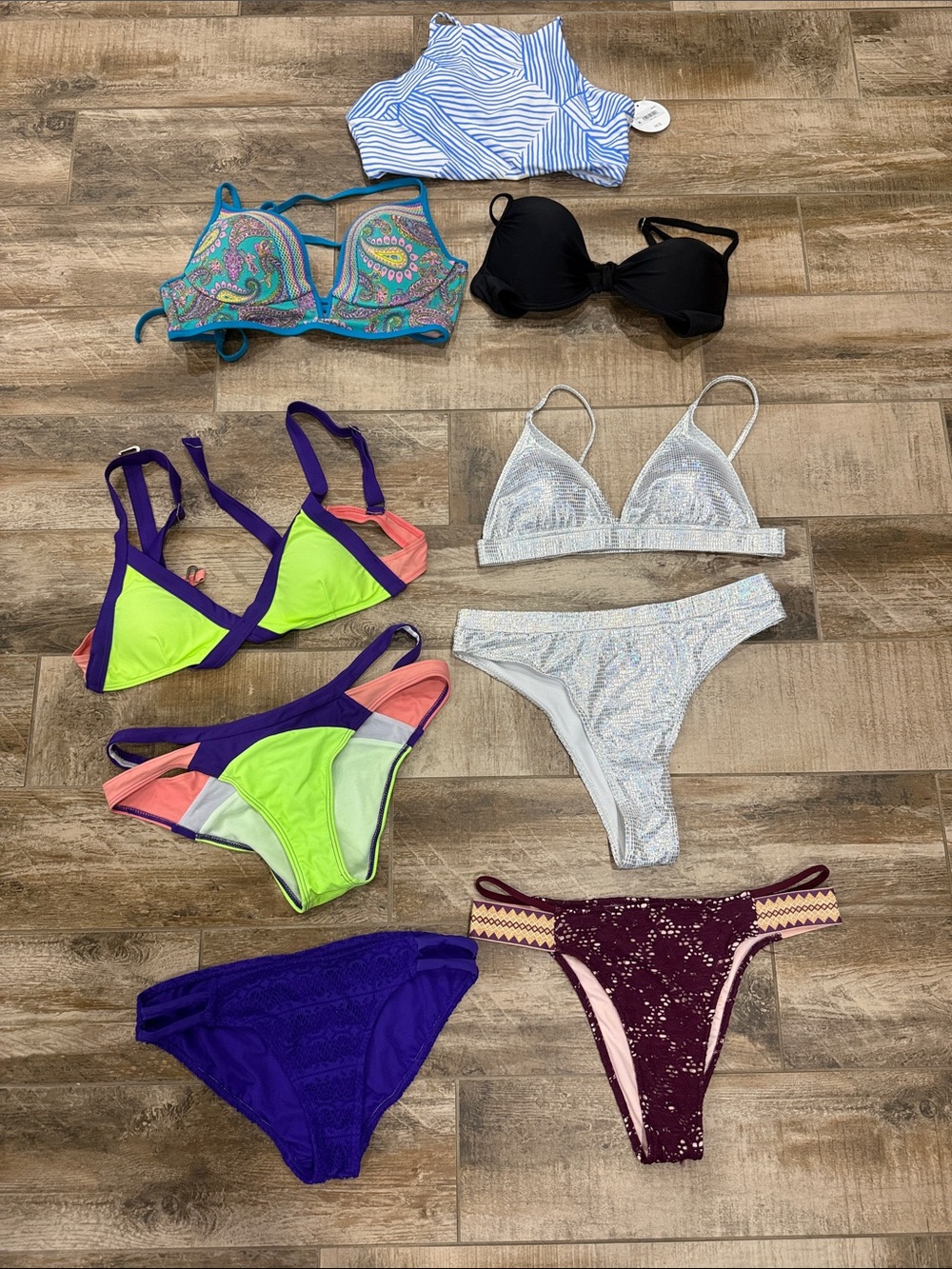 Mixed Women's Bikini & Swimwear Lot - Bright Multi Colors